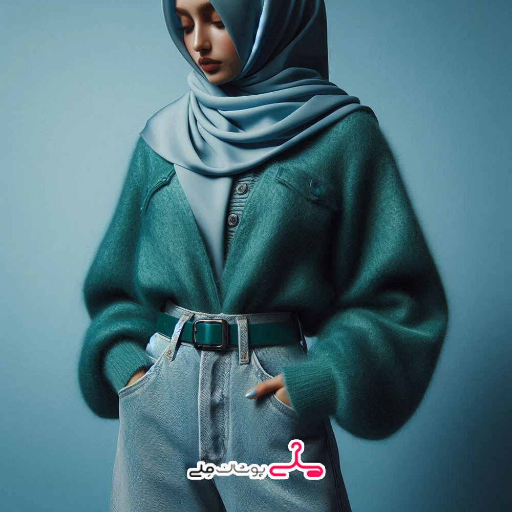 شلوار جین آبی روشن با چه رنگی ست میشه؟ 9