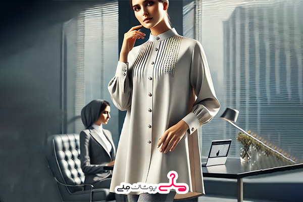 شومیز مانتویی را چگونه باید استایل کرد؟ 1