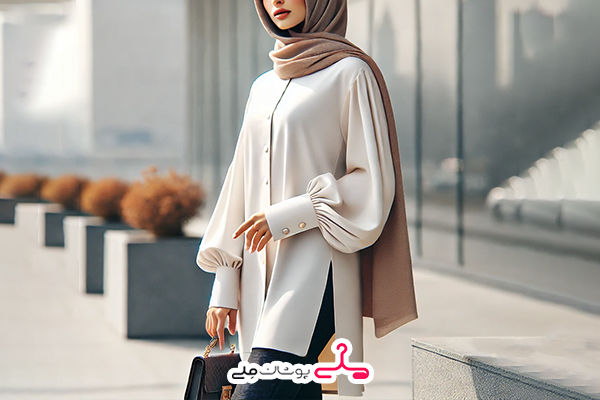 شومیز مانتویی را چگونه باید استایل کرد؟ 11