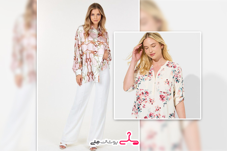 طراحی ساده و کاربردی برای بلوز خانگی